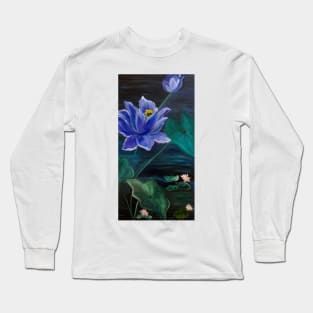 Purple Lotus Long Sleeve T-Shirt